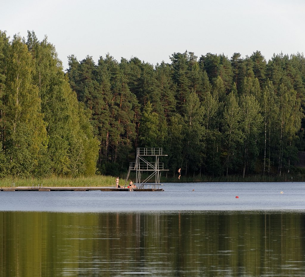 In den See