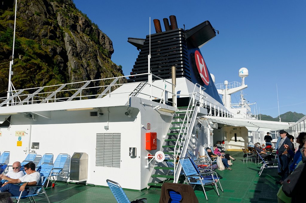 Auf  Deck im Trollfjord 2