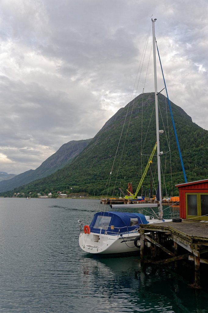 Landschaft mit Boot